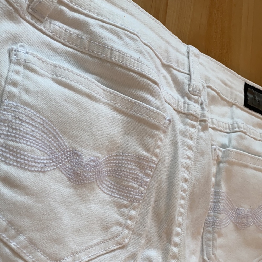Earl Jean White Cropped jeans 8 - Picture 11 of 11